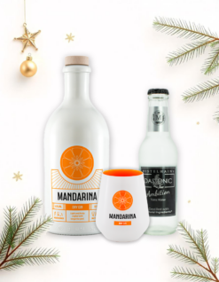 MANDARINA DRY GIN SET 0,5 L
